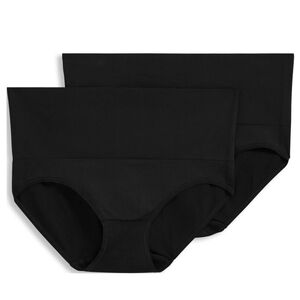 Jockey® Essentials Women's Tummy Smoothing 360° Mid-Waist Brief - 2 pack,